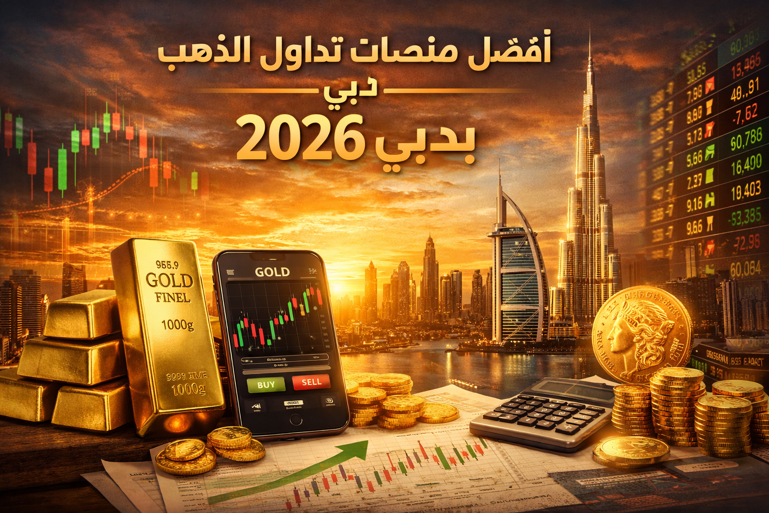 أفضل منصات تداول الذهب في دبي 2026